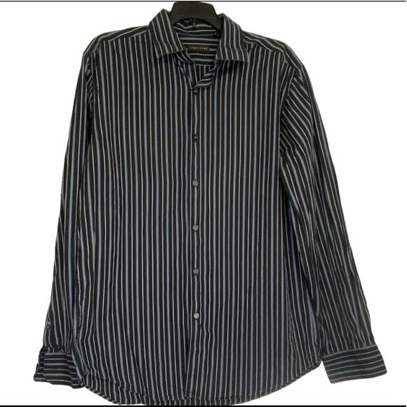 STRUCTURE Stripped Men Dress Shirt Size M - Picture 9 of 9